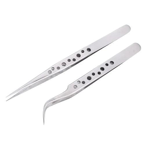 Industrial Tweezers Electronics Anti-static Curved Straight Tip Industrial Tweezers Electronics Anti-static Curved Straight Tip -  Other AliExpress Lacatang Shop 