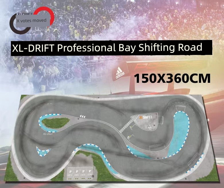 Jingshang Miniature Drift Racing Track Professional Artificial Terrain