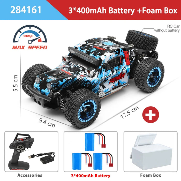 WLtoys 1:28 284131 284161 2.4G High-Speed 4WD Mini RC Racing Car - 30KM/H Remote Control Drift Toy for Kids and Gifts