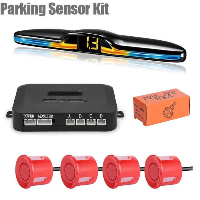 New LED Parking Sensor System Backlight Parktronic Monitor Display Kit Backup Detector Assistant 4 Probes 

Enhance Your Parking Experience with LED Parking Sensor System - Backlight Display - 4 Probes  Lacatang Shop Lacatang Shop 