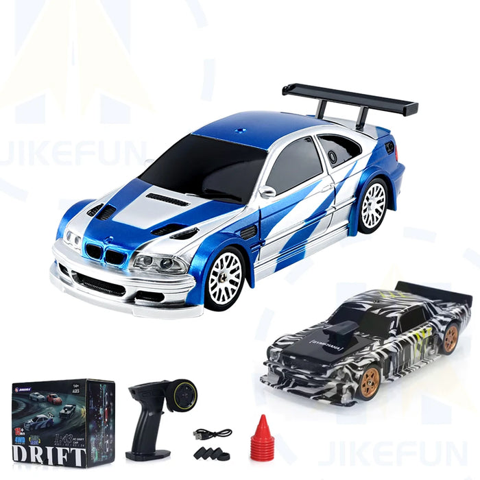 1/43 Scale High-Speed RC Drift Car - 2.4GHz Remote Control Off-Road Mini Racing Vehicle for Boys