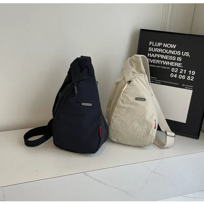 2024 New Simple Multi functional Cross Shoulder Bag Casual Lightweight Sports Small Bag Trendy Men's Women's Mobile Chest Bag