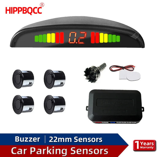 HIPPBQCC Car Parking Sensors Parking Kit LED Display 22mm 4Sensors Backlight Reverse Backup Radar Monitoring System 4 Colors 12V 
Enhance Parking Safety with HIPPBQCC Car Parking Kit - LED Display, 22mm Sensors, 4 Colors, Backlight, 4Sensors, 12V  Lacatang Shop Lacatang Shop 