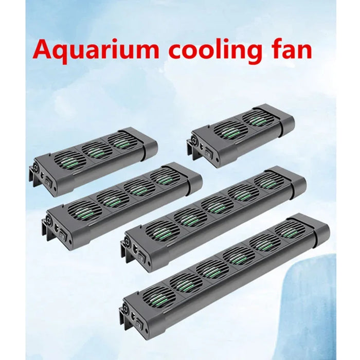 Aquarium Cooling Fan System for Fish Tanks - Adjustable Water Temperature Controller with 2/3/4/5 Fan Options for Marine and Pond Use Aquarium Cooling Fan System for Fish Tanks - Adjustable Water   Lacatang Shop Lacatang Shop 