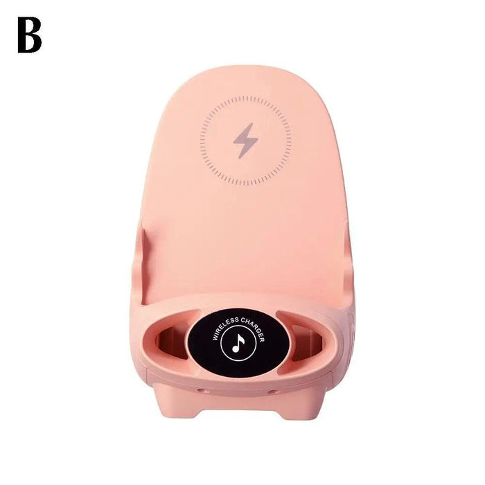 Wireless Charging Stand Portable Mini Chair Universal 15W Chair Holder Charger Desktop Phone Charging Holder Wireless Charging Stand Portable Mini Chair Universal 15W Chair Holder   AliExpress Lacatang Shop 