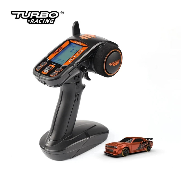 Turbo Racing 1:76 C65 C64 C63 C61 C62 C72 C73 C74 C75 RTR Flat Running Toys on Road RC Drift Car W/ Gyro Radio For Kids Adults