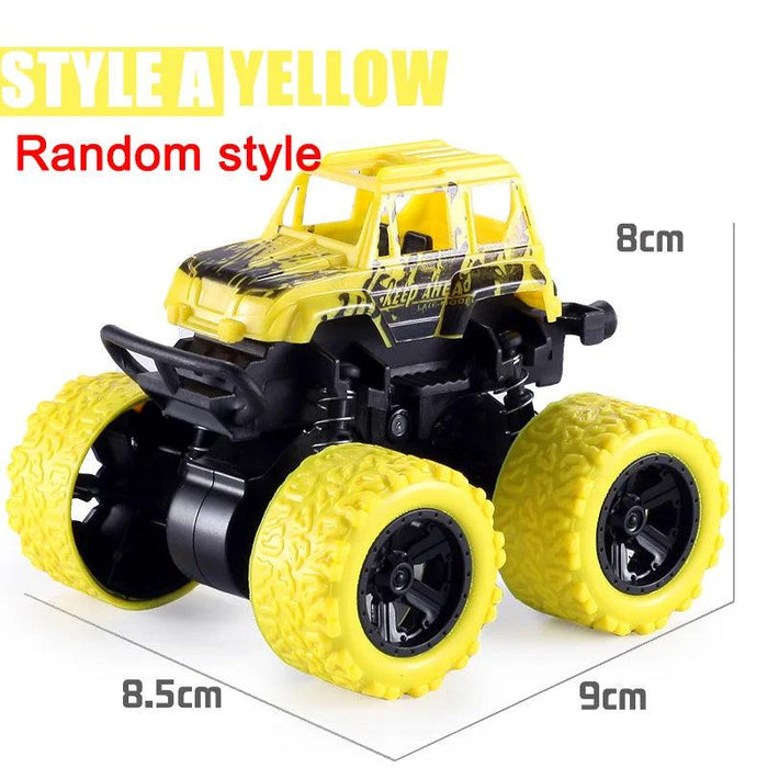 Pull Back Toy Car Inertial Rotation Car Four-wheel Drive Off-road Vehicle SUV Racing Power Car Children's Toy CarGift - Lacatang Shop