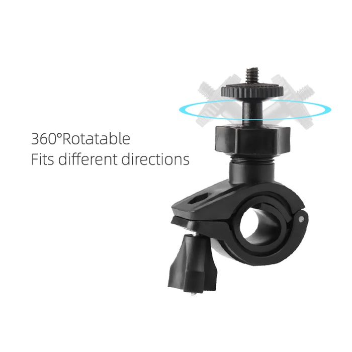 Bicycle Mount Holder Bike Clamp Stander Clip for Insta360 One X OSMO Mobile 3/2 Clamping Pipe Diameter Range 15-31mm