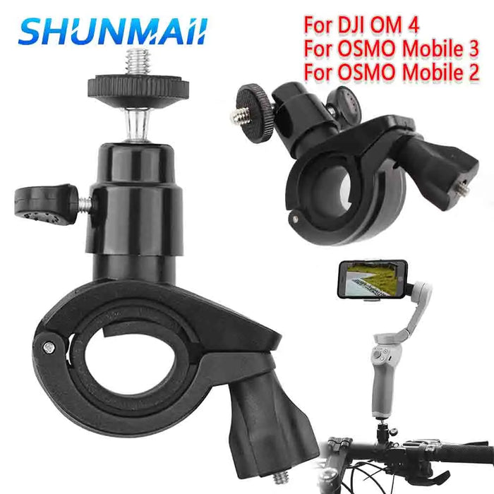 For DJI Osmo Mobile OM 4 3 2 Camera Bicycle Stabilizer Mount Holder Bike Handlebar Clamp Tripod Gimbal Propeller Clip Holder