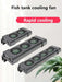 Aquarium Fish Tank Cooling Fan System Chiller Control Reduce Water Temperature 2/3/4/5 Fan Set Cooler Marine Pond Accessories Aquarium Fish Tank Cooling Fan System Chiller Control Reduce Water   Lacatang Shop Lacatang Shop 