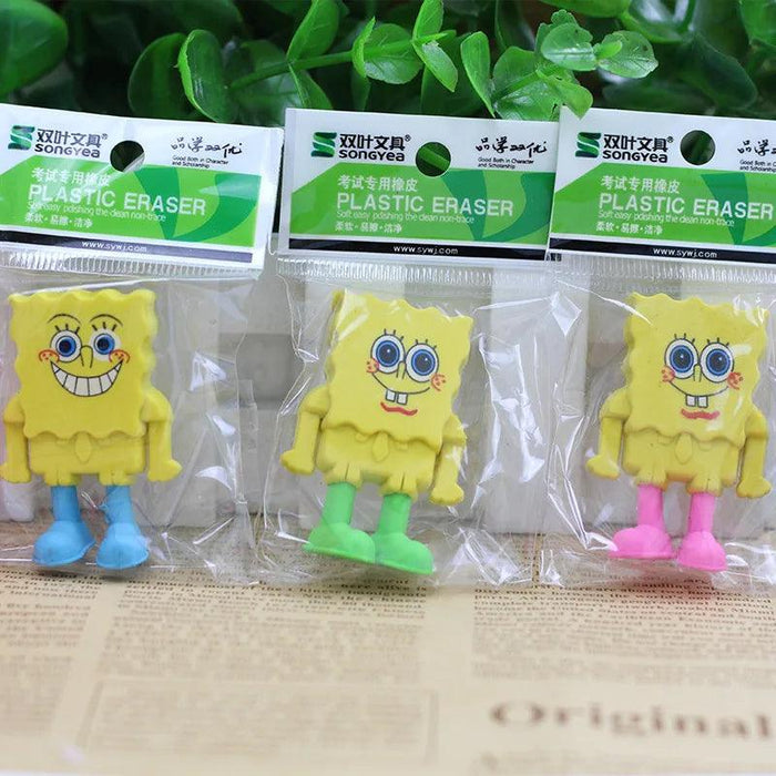 2Pcs Kawaii Eraser Cute Cartoon Pencil Rubber Eraser Stationery Papelaria Kids Gift Escolar Utiles  Escolares 2Pcs Kawaii Eraser Cute Cartoon Pencil Rubber Eraser Stationery   Lacatang Shop Lacatang Shop 