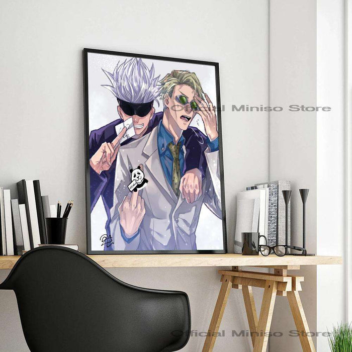 1pc Kento Nanami Jujutsu Kaisen Classic Movie Poster Self-adhesive Art Waterproof Paper Sticker Coffee House Bar Room Wall Decor - Lacatang Shop