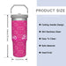 Portable Car Cup Barbie Stainless Steel 304 Tumbler Water Bottle 30oz/900ml Barbie 30oz Portable Stainless Steel Tumbler Car Water Bottle  Lacatang Shop Lacatang Shop 