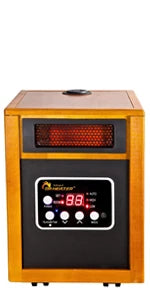 Infrared Heater Portable Space Heater, Original, 1500-Watt, Cherry (Pack of 1)