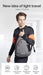 Mixi Men One Shoulder Backpack Women Sling Bag Crossbody USB Boys Cycling Sports Travel Versatile Fashion Student School