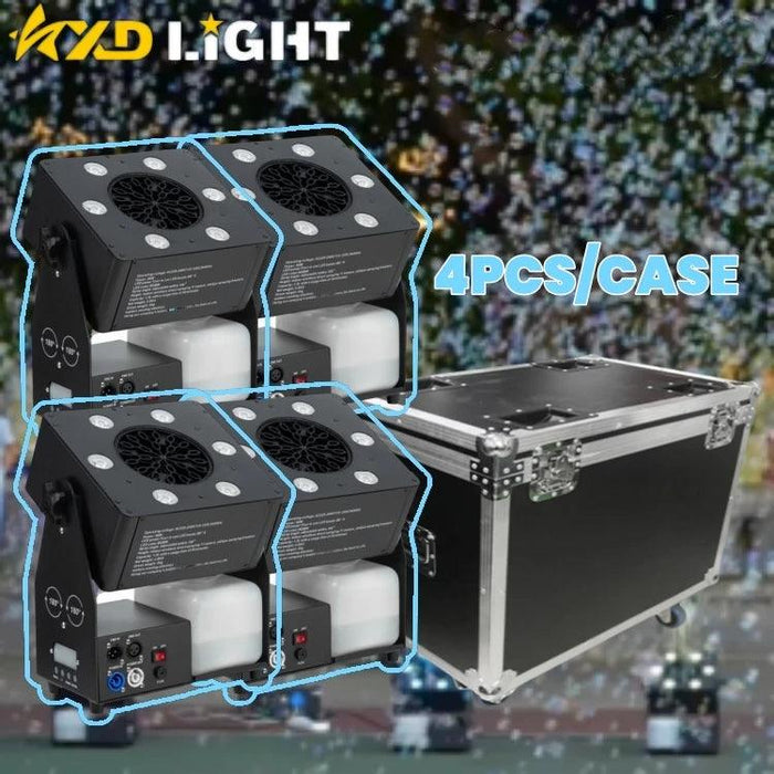 KXD NEW LED Super Bubble Machine Professional Stage Effect Machine for Concert Wedding Disco Party Mobile DJ Playground Lighting - Lacatang Shop