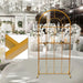 Gold Wedding Stand Arch Backdrop Iron Wedding Event Party Props DIY Decoration - Lacatang Shop