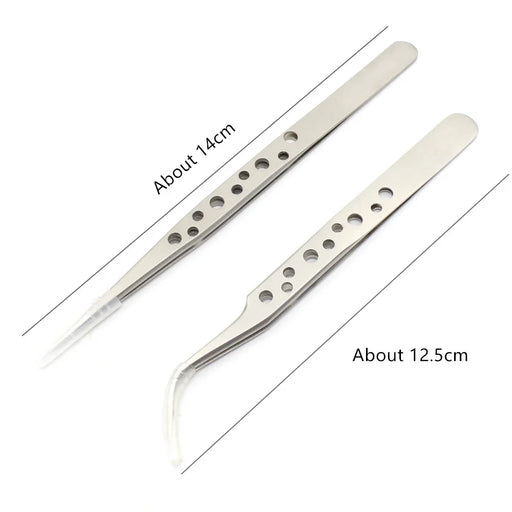 Electronics Industrial Tweezers Anti-static Curved Straight Tip Electronics Industrial Tweezers Anti-static Curved Straight Tip -  Other AliExpress Lacatang Shop 