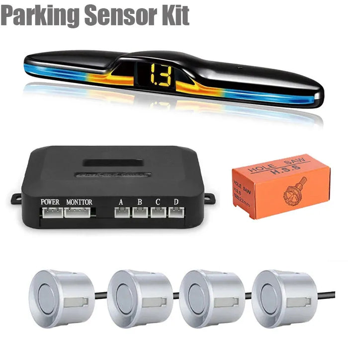 New LED Parking Sensor System Backlight Parktronic Monitor Display Kit Backup Detector Assistant 4 Probes 

Enhance Your Parking Experience with LED Parking Sensor System - Backlight Display - 4 Probes  Lacatang Shop Lacatang Shop 