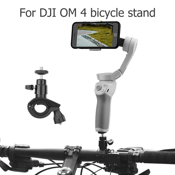 For DJI Osmo Mobile OM 4 3 2 Camera Bicycle Stabilizer Mount Holder Bike Handlebar Clamp Tripod Gimbal Propeller Clip Holder