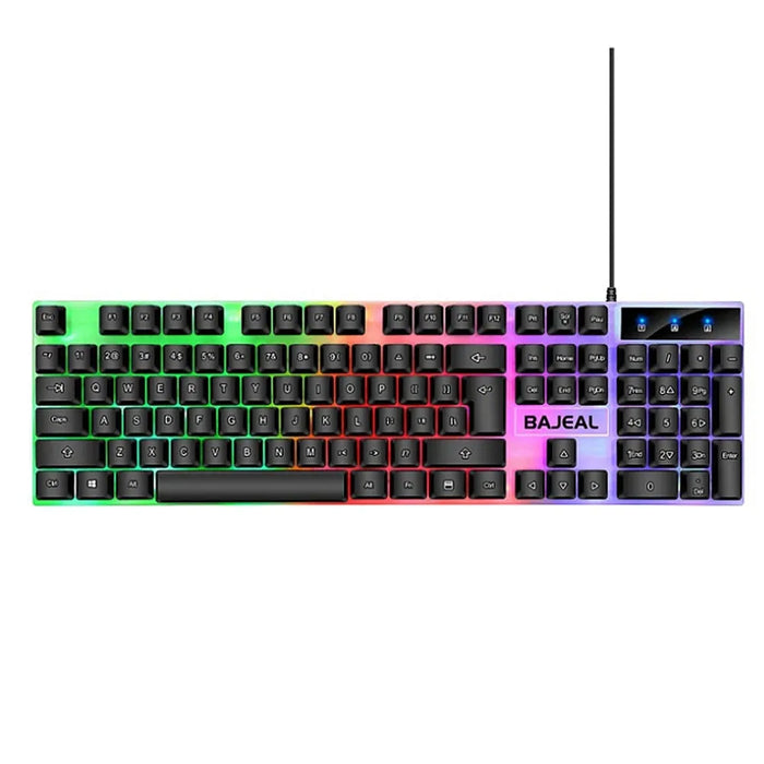 RGB Gaming Keyboard and Mouse Kit Wired/Wireless PC Keyboard USB Gamer Keyboard Backlit for Computer PC Laptop RGB Gaming Keyboard & Mouse Kit - Wired/Wireless USB Gamer Set  Lacatang Shop Lacatang Shop 