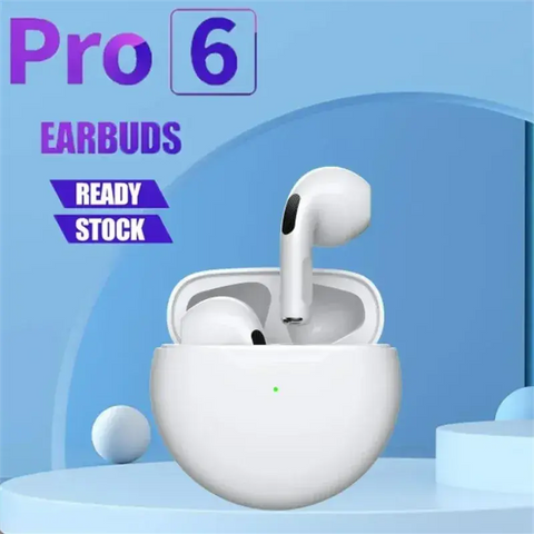 
  
	
    
	
    LS Original Pro 6 TWS Bluetooth Earphones - Mini In-Ear Stereo Sport Headset for Xiaomi and Android