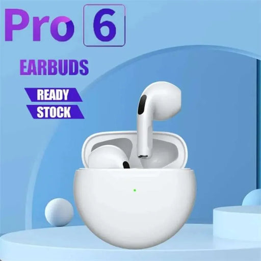 Original Pro 6 TWS Wireless Bluetooth Earphones Headphones Mini Fone Earphone Stereo Sport Headset For Xiaomi Android Earbuds Original Pro 6 TWS Wireless Bluetooth s Headphones Mini Fone   Lacatang Shop Lacatang Shop 