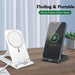 UKGO Folding Stand Holder Cradle for MagSafe Wireless Charger Holder for iPhone15 11 14 Pro Max Portable Desk Mobile Phone Stand UKGO Folding Stand Holder Cradle  MagSafe Wireless Charger Holder   Lacatang Shop Lacatang Shop 