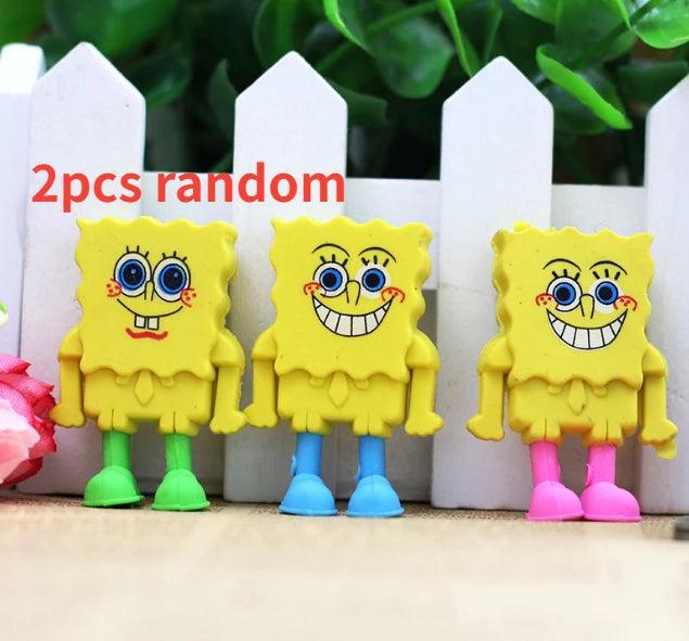 2Pcs Kawaii Eraser Cute Cartoon Pencil Rubber Eraser Stationery Papelaria Kids Gift Escolar Utiles Escolares - Lacatang Shop