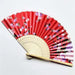 Elegant Handcrafted Foldable Cloth Fans with Bamboo Ribs - Floral Design for Weddings, Parties, and Performance Decor Elegant Handcrafted Foldable Cloth Fans with Bamboo Ribs - Floral   Lacatang Shop Lacatang Shop 