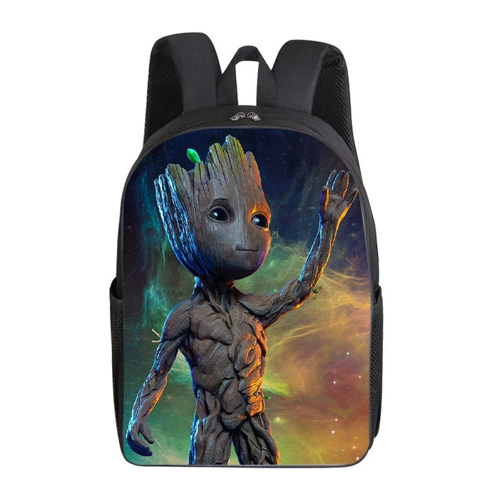 Marvel Groot Cartoon Backpack - Cute Superhero School Bag for Kids and Adults, Ideal Gift for Students and Office Use Marvel Groot Cartoon Backpack - Cute Superhero School Bag for Kids and   Lacatang Shop Lacatang Shop 