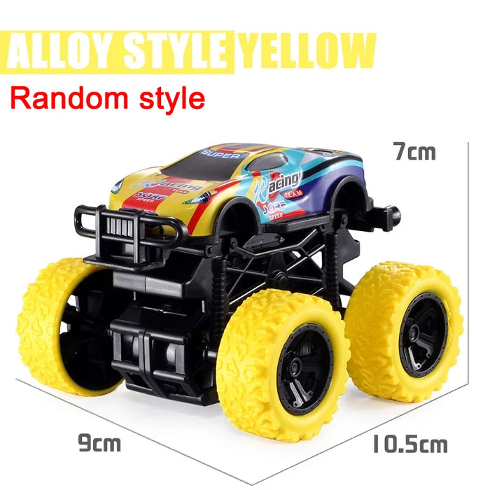 Pull Back Toy Car  Inertial Rotation Car Four-wheel Drive Off-road Vehicle SUV Racing Power Car Children's Toy CarGift Pull Back Toy Car  Inertial Rotation Car Four-wheel Drive Off-road   Lacatang Shop Lacatang Shop 