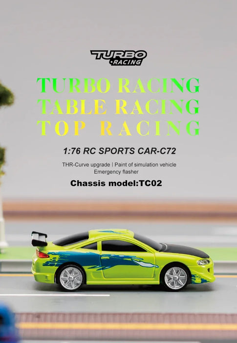 Turbo Racing 1:76 C64 C73 C72 C71 C74 Drift RC Car With Gyro Radio Full Proportional Remote Control Toys RTR Kit