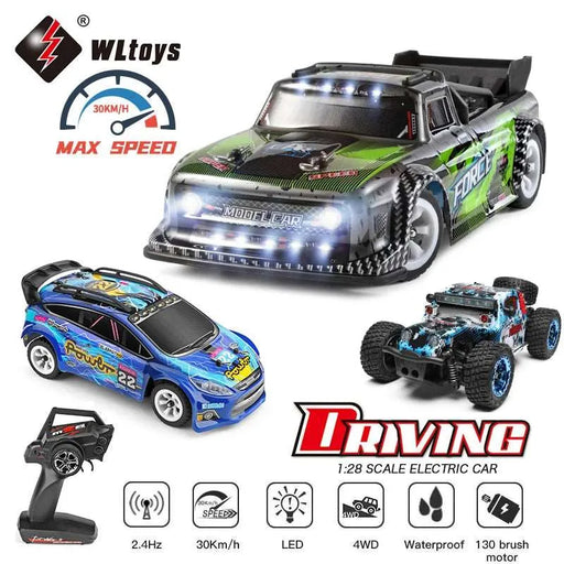 WLtoys 1:28 284131 284161 2.4G Racing Mini RC Car 30KM/H 4WD Electric High Speed Remote Control Drift Toys for Children Gifts - Lacatang Shop