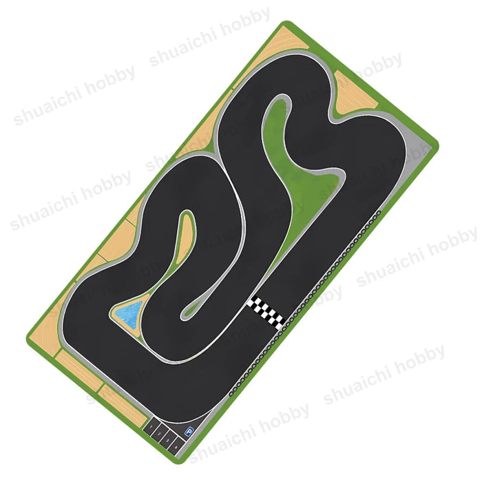 Multipurpose Non-Slip Rubber Mouse Pad 300x700mm - Traffic Simulation Design, 2mm Thick Desk Mat Multipurpose Non-Slip Rubber Mouse Pad 300x700mm - Traffic Simulation   Lacatang Shop Lacatang Shop 