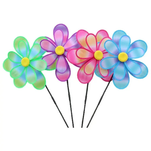 Colorful Double Layered Wind Spinners for Outdoor Garden Décor and Picnics Colorful Double Layered Wind Spinners for Outdoor Garden Décor and   Lacatang Shop Lacatang Shop 