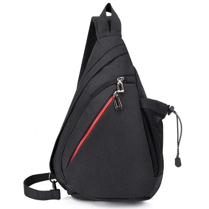 Men's Chest Bag Leisure Sports Storage Bag Outdoor Travel Large Capacity Versatile Crossbody Bag Backpack