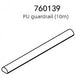 A line drawing illustrates a 10-meter cylindrical PU guardrail with the number 760139, ideal for Lacatang Shop's Turbo Mini Drift Scene Remote Control Car Track. One side is flat, perfect for enhancing your track setup.