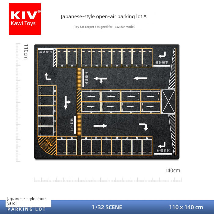 Carway Kids Play Mat Carpet for Home Parking Area