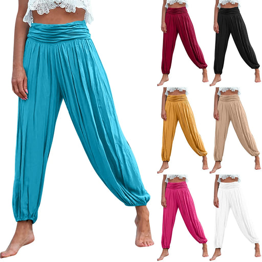 2023 Summer Women's Solid Color Versatile Zipper Wide Leg Pants Casual Pants Pants For Women Workout Pocket Pants 2023 Summer Women's Solid Color Versatile Zipper Wide Leg  Casual   Lacatang Shop Lacatang Shop 