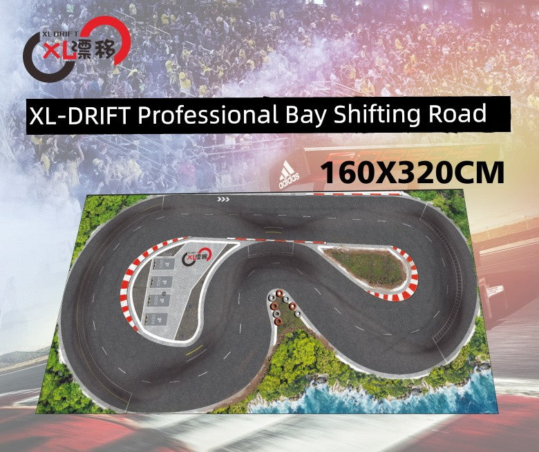 Jingshang Mini Drift Racing Track Professional PVC Play Map