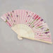 Elegant Handcrafted Foldable Cloth Fans with Bamboo Ribs - Floral Design for Weddings, Parties, and Performance Decor Elegant Handcrafted Foldable Cloth Fans with Bamboo Ribs - Floral   Lacatang Shop Lacatang Shop 