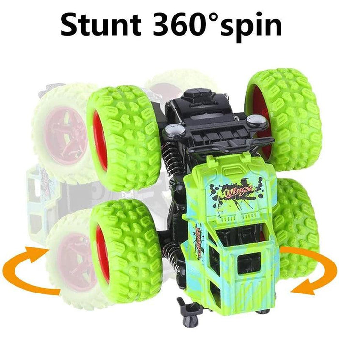 Pull Back Toy Car  Inertial Rotation Car Four-wheel Drive Off-road Vehicle SUV Racing Power Car Children's Toy CarGift Pull Back Toy Car  Inertial Rotation Car Four-wheel Drive Off-road   Lacatang Shop Lacatang Shop 