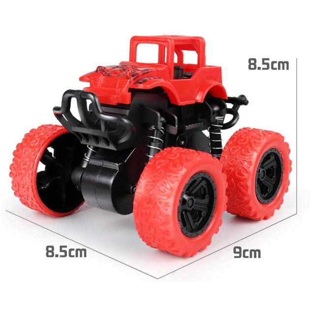 Toys Car Four-wheel Drive Off-road Vehicle Stunt Dump Cars Double-Side Inertia Car Boy Toy Car Pull Back Kids Toy Gift Toys Car Four-wheel Drive Off-road Vehicle Stunt Dump Cars Double-Side   Lacatang Shop Lacatang Shop 