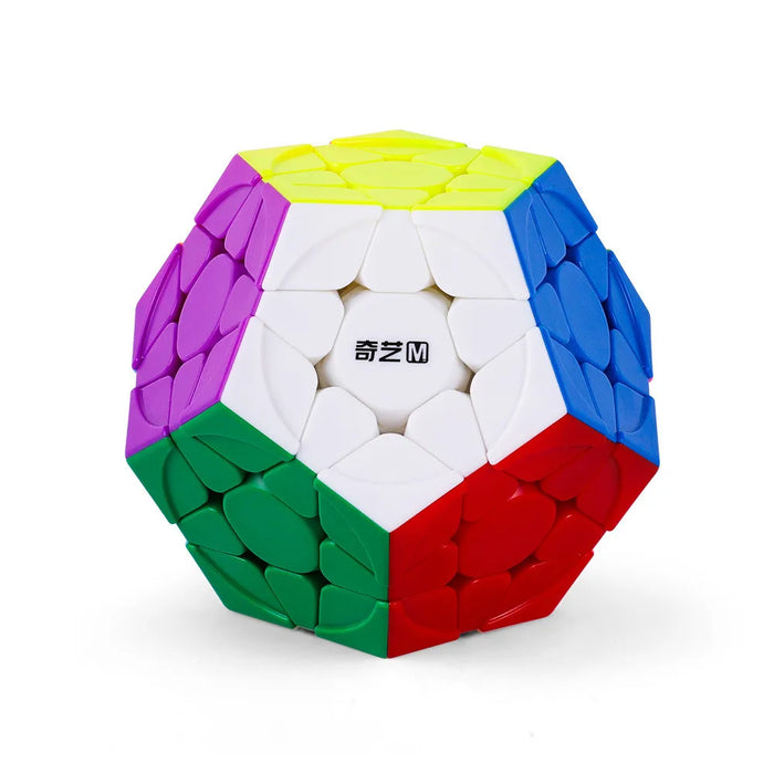 QIYI Stickerless Megaminx Magic Cube - 12-Sided Speed Puzzle for Kids and Educational Play