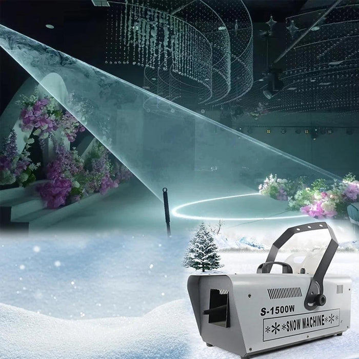 2024 New Arrival Remote1500W Snow Machine for Wedding DJ Club Theater Party Christmas Stage Dance Event - Lacatang Shop