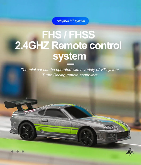 Turbo Racing 1:76 Scale RC Sport Car C72 C73 Table Game Racing Remote Control Mini Model Full Proportional RTR Kit Toys Turbo Racing 1:76 Scale RC Sport Car C72 C73 Table Game Racing Remote   Lacatang Shop Lacatang Shop 