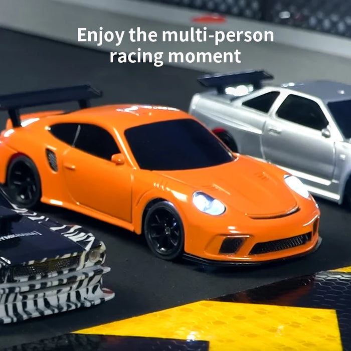 1/43 RC Car Mini Racing Cars 2.4G Radio Control Drift Car 4WD Off-road High-Speed Motor Vehicle Model Toys for Boys Mini Gifts