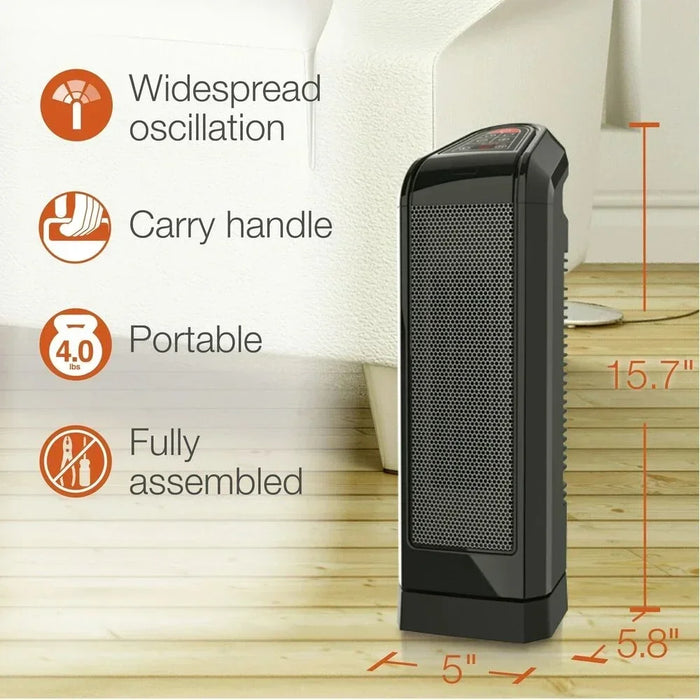 New era of smart heating: the perfect combination of digital ceramic room tower heater and CT16670 remote control