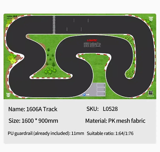 LDARC V64 1/64 Scale Remote Control Car Racing Track Mat 2412A, 2400mm x 1200mm LDARC V64 1/64 Scale Remote Control Car Racing Track Mat 2412A, 2400mm   Lacatang Shop Lacatang Shop 